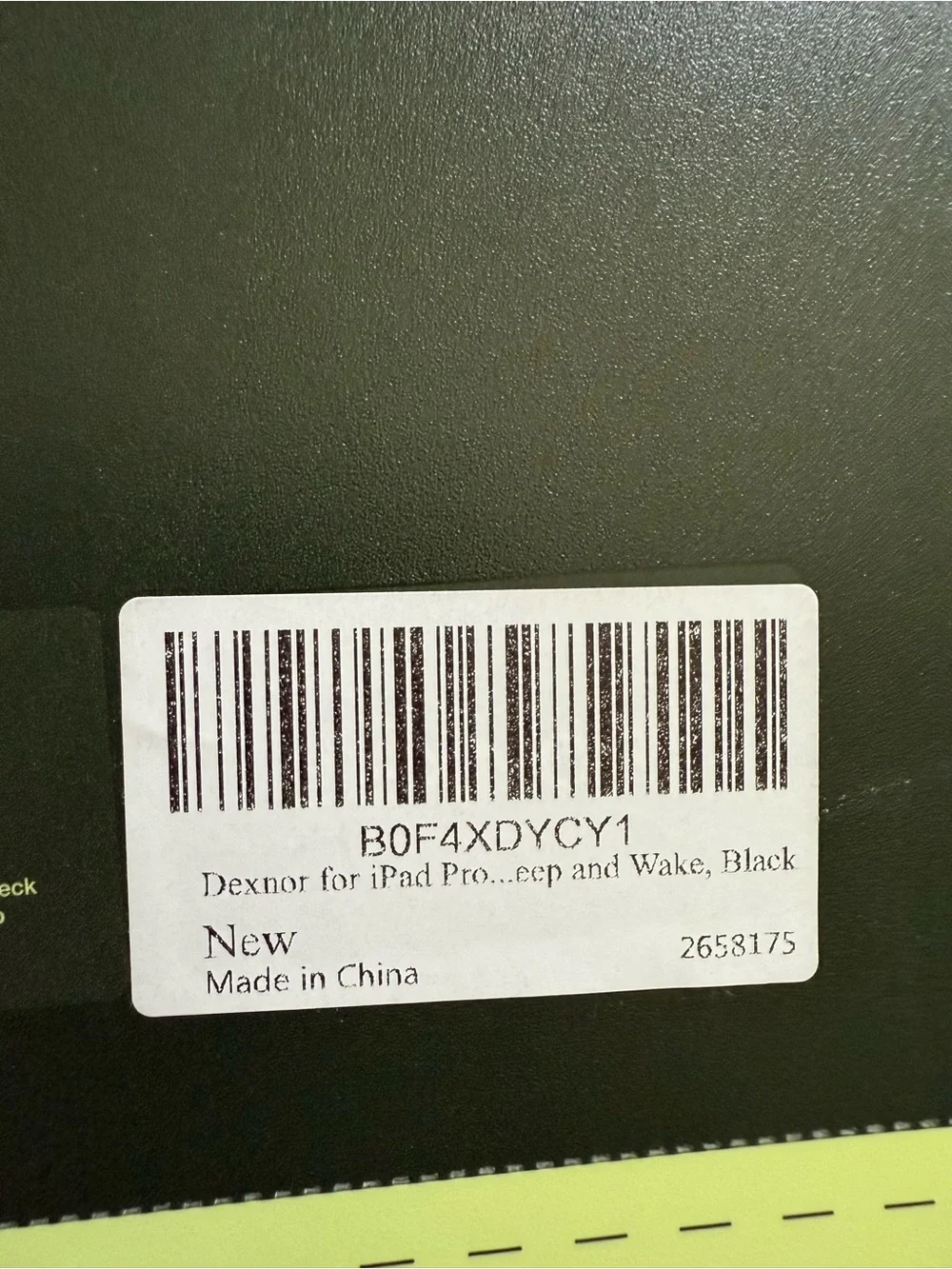 NWT Dexnor for iPad Pro 13 Inch Case M4 2024 Color Black
